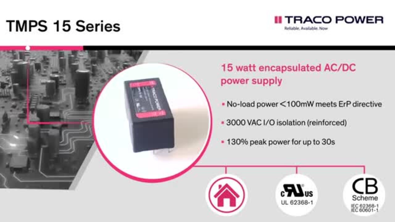 TMPS 15 - Power Supplies for Household, Building Automation and Industrial Applications