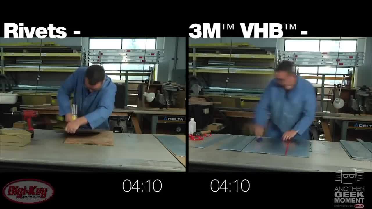 3M VHB adhesive demonstration - Another Geek Moment