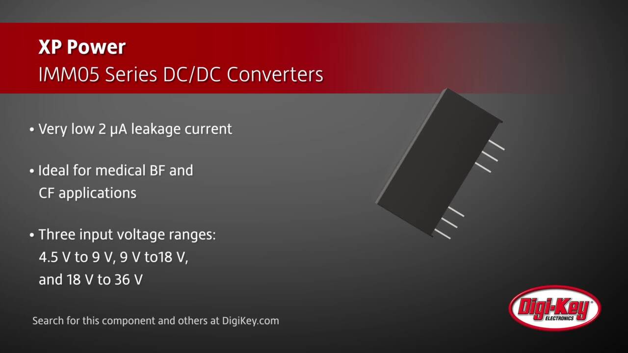 XP Power IMM05 Series DC/DC Converters | DigiKey Daily