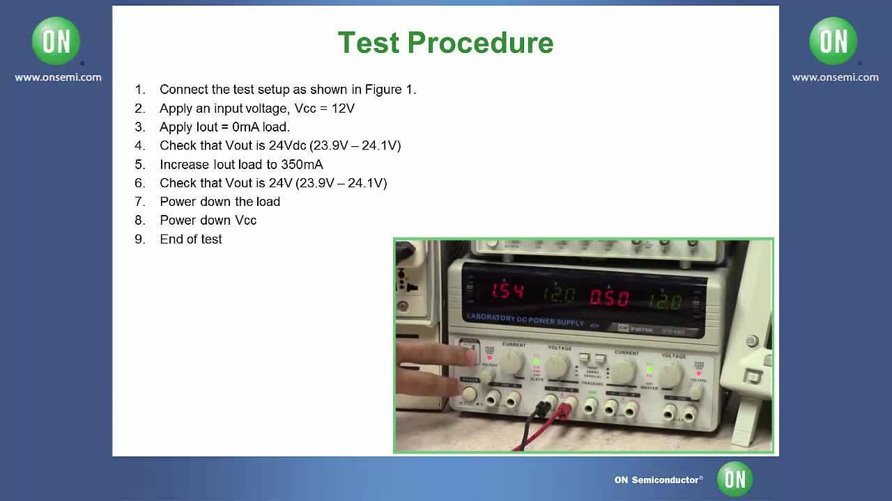 DFN Boost Demonstration Evaluation Board - NCP3063DFBSTGEVB