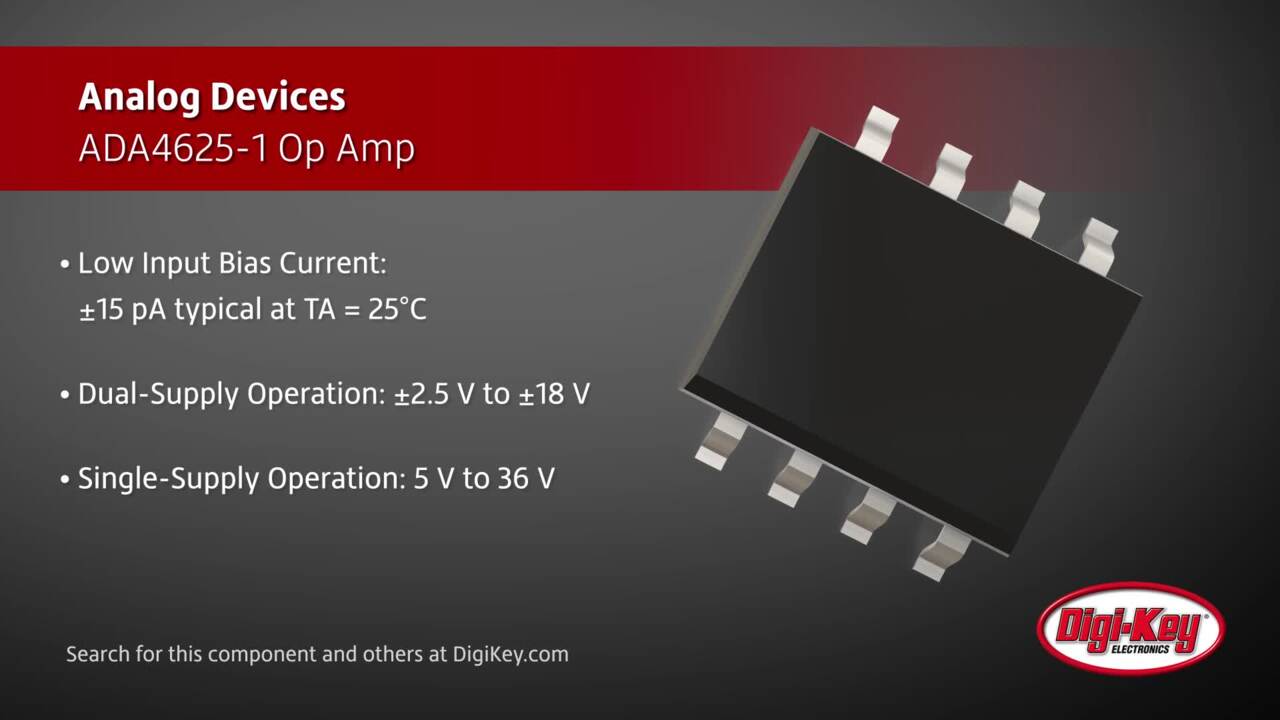 Analog Devices ADA4625-1 Operational Amplifier | DigiKey Daily