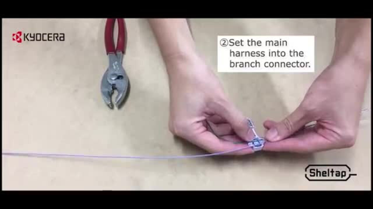 How to Assemble the KYOCERA AVX 9715 Series Waterproof Branch Connector