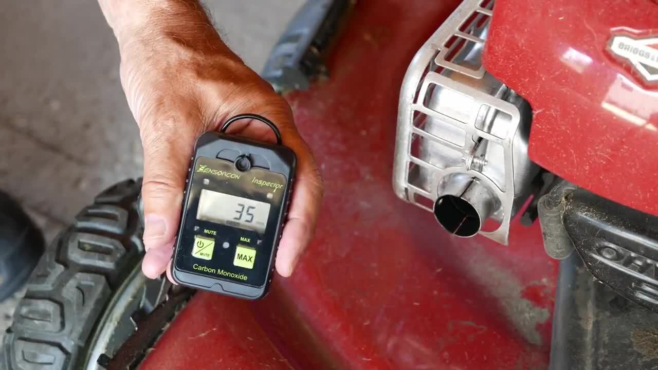 The Sensorcon Carbon Monoxide Inspector And Lawn Mowers