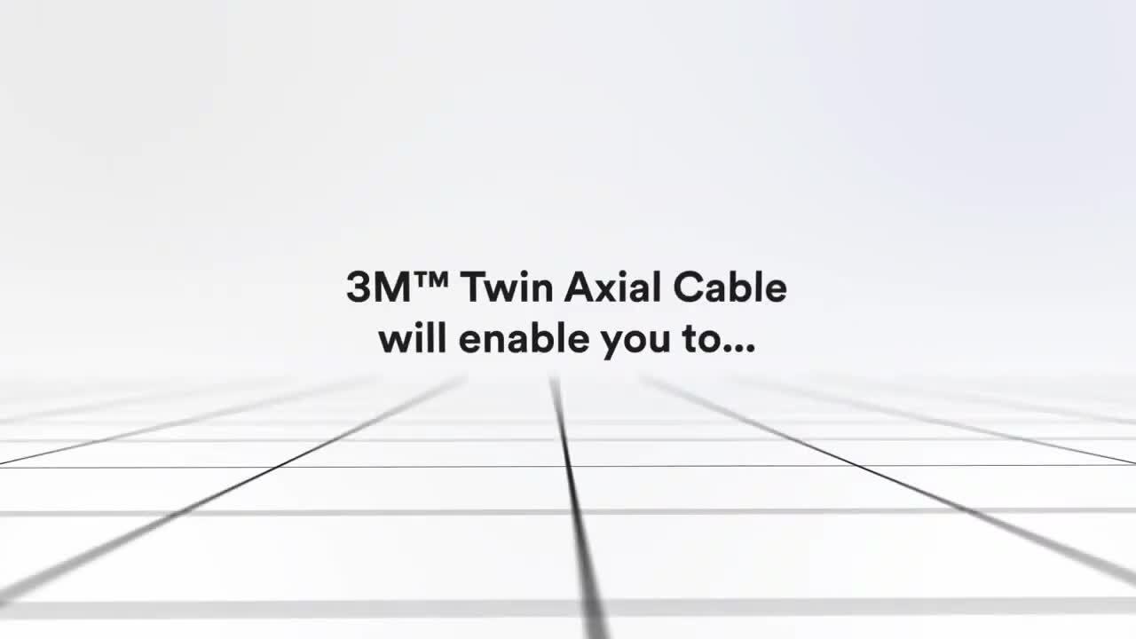 Solutions for 3M™ Twin Axial Cabling