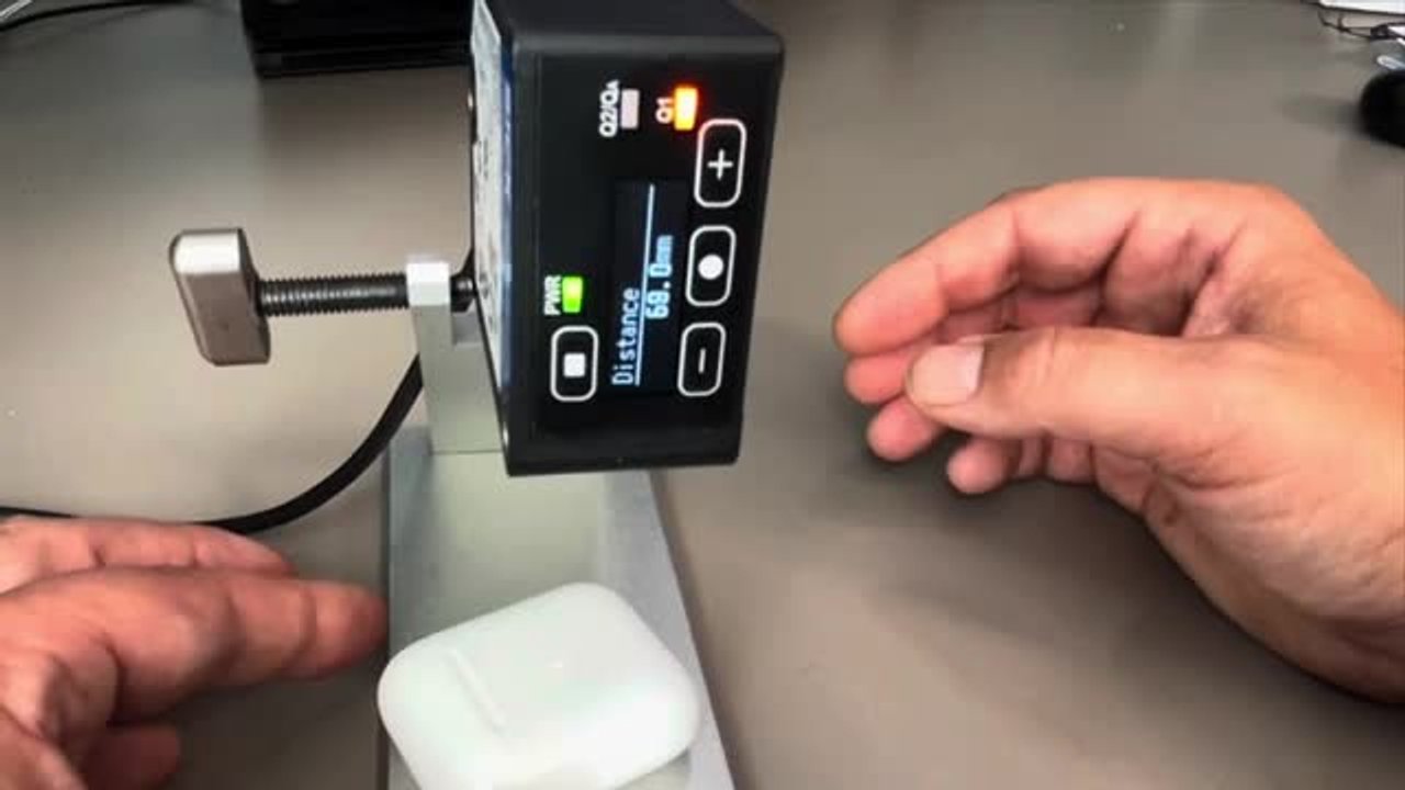 SICK OD 2000 Optical Displacement Demonstration