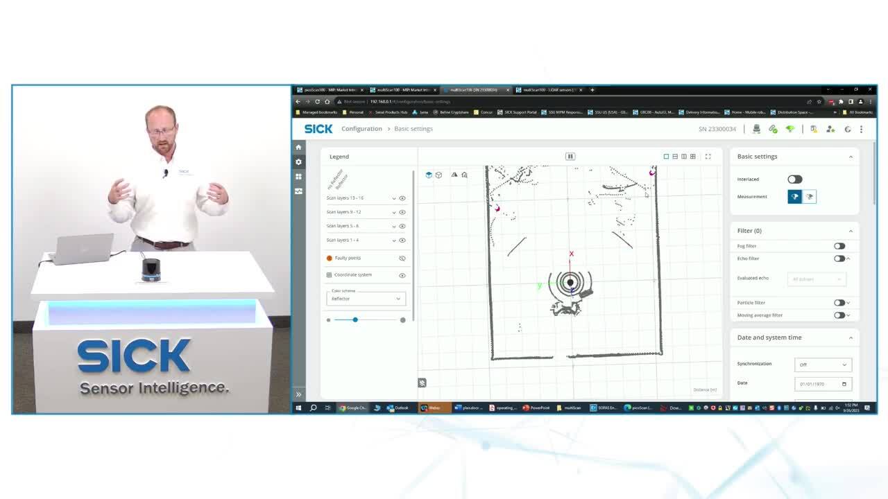 multiScan100 3D LiDAR: High Reliability Environmental Detection for Mobile & Industrial Systems