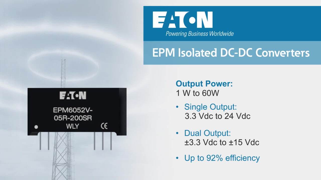 Eaton EPM Isolated DC-DC Converters