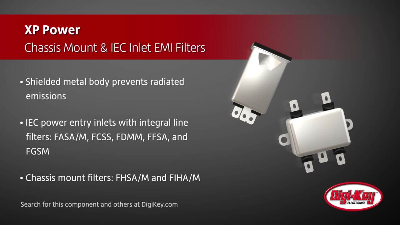 XP Power Versatile EMI Filters Range | DigiKey Daily
