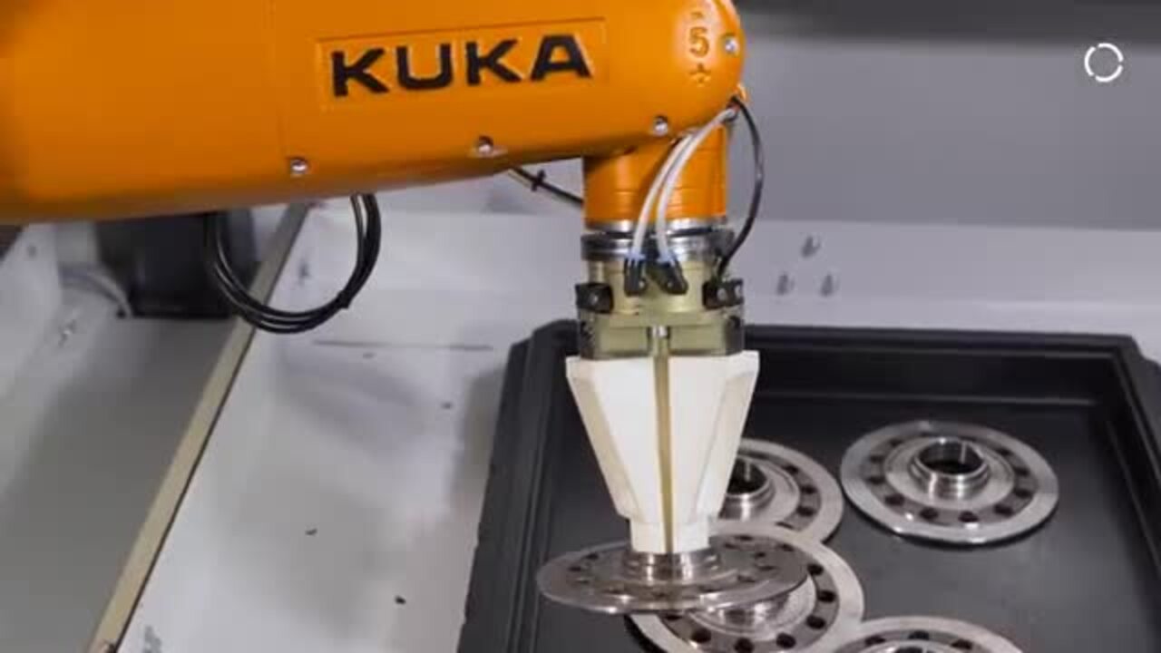 Robotic 3D Bin Picking of Unsorted Clutch Discs With KR AGILUS