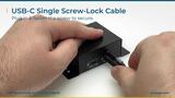 Secure Your USB-C Connections with Screw-Lock Cables | Coolgear How To's Secure Your USB-C Connections with Screw-Lock Cables | Coolgear How To's