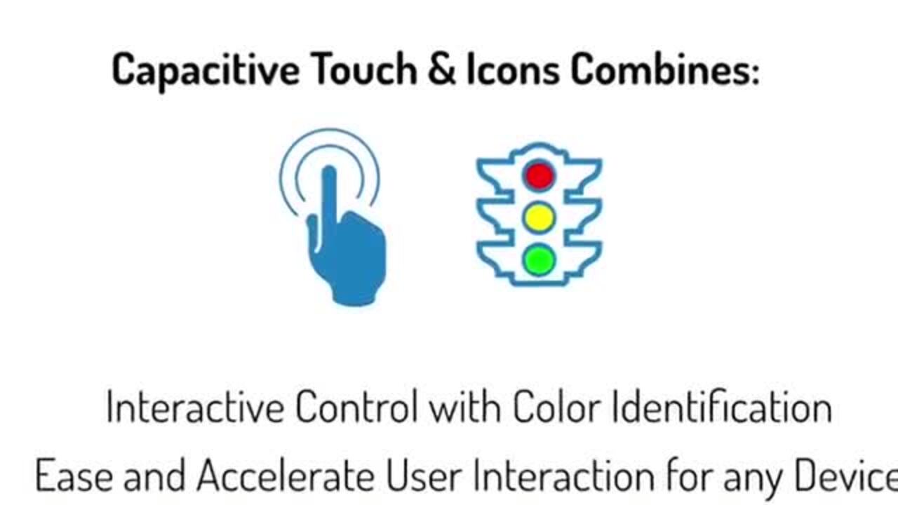 Capacitive Touch Sensor LED Display - CSM Series - VCC