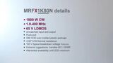 MRFX1K80N RF Power Transistor MRFX1K80N RF Power Transistor