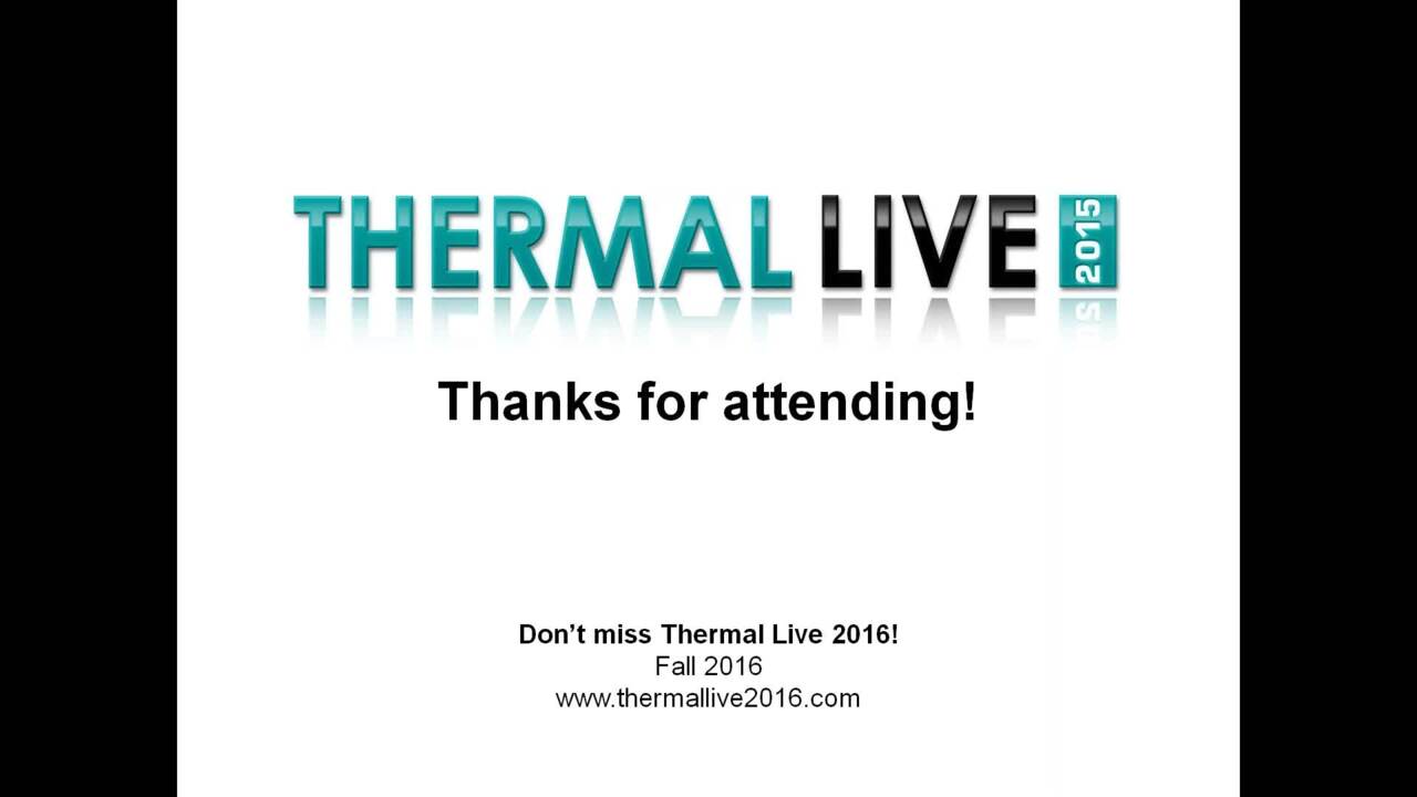 Liquid Cooling, Practical Guidelines to Design and Manufacture with Q&A- Thermal Live 2015