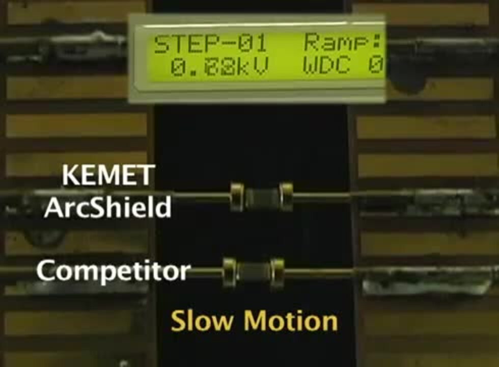 KEMET ArcShield High Voltage Ceramic Capacitors vs the Competition