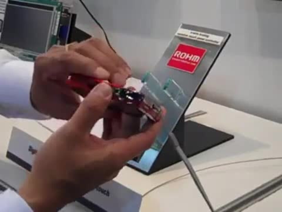 Rohm Semiconductor Resistive Touchscreen Controller Demo at Sensors Expo 2011