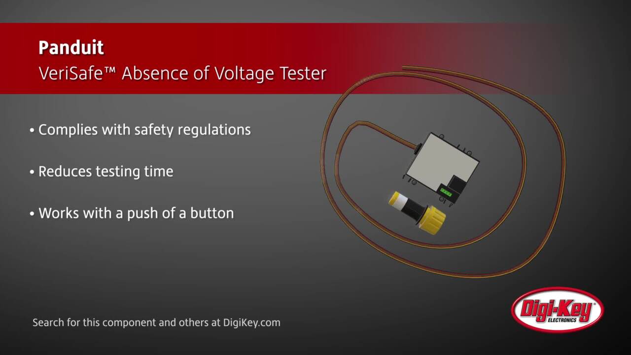 Panduit VeriSafe™ Absence of Voltage Tester | Digi-Key Daily