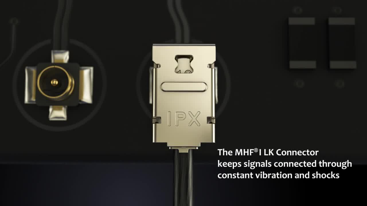 MHF® I LK Micro RF Coaxial Connector System with Lock