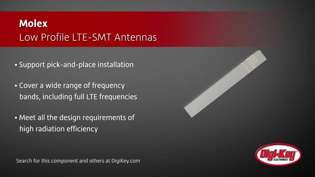 LTE SMT Cellular Antenna Molex DigiKey