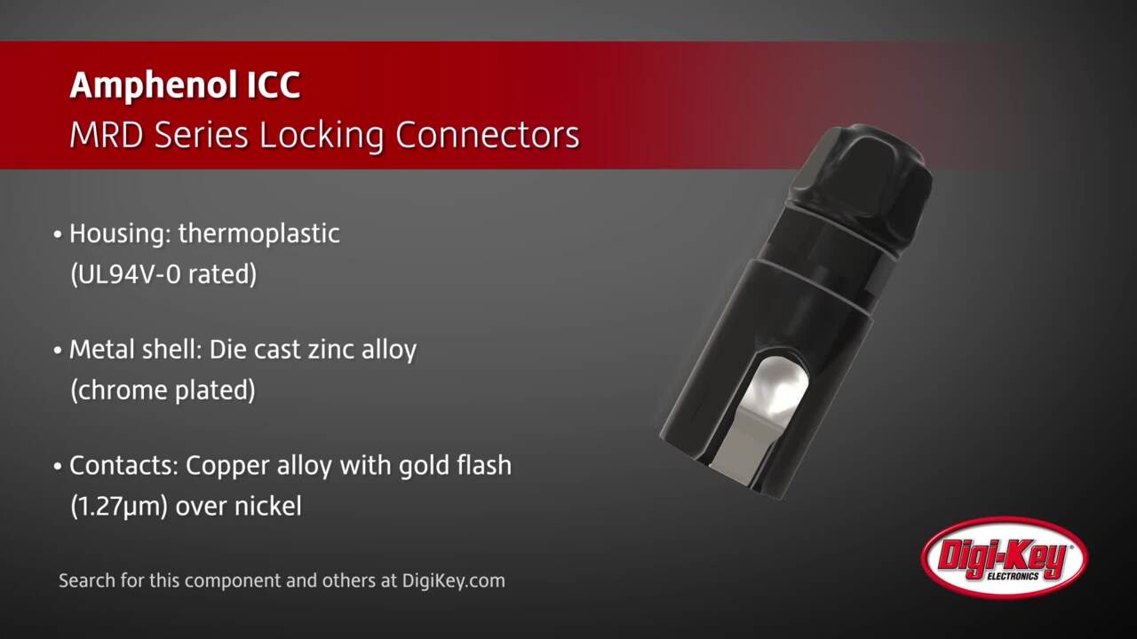 Amphenol ICC MRD Series Locking Connectors | Digi-Key Daily