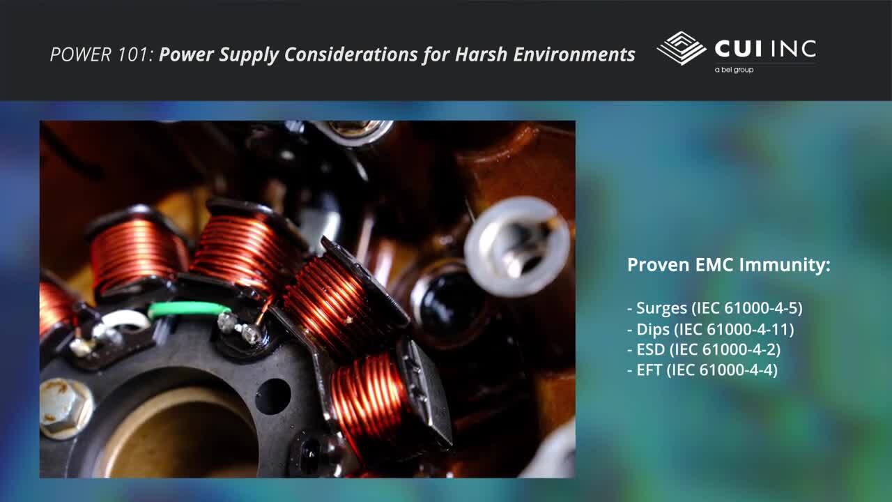 Selecting a Power Supply for Harsh Environments