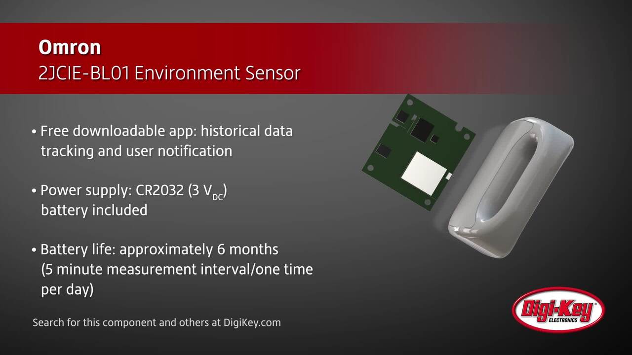 Omron 2JCIE-BL01 Environment Sensor | DigiKey Daily