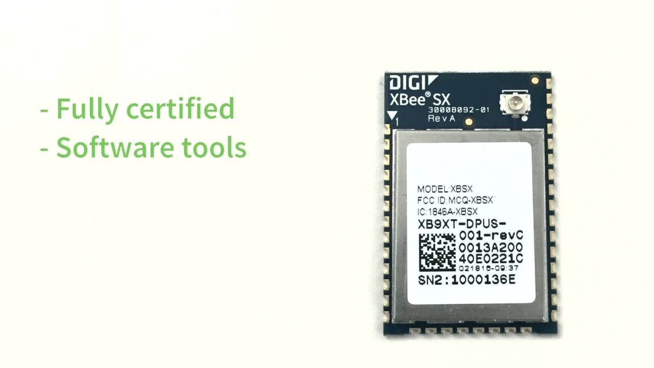A look at the Digi XBee SX