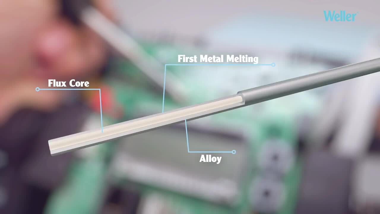 The Perfect Solder Joint in 25 Sec - Weller WSW Solder Wire