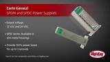 Carlo Gavazzi SPDM and SPDC Power Supplies | Digi-Key Daily