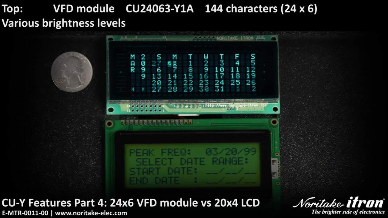 24x6 VFD module vs 20x4 LCD