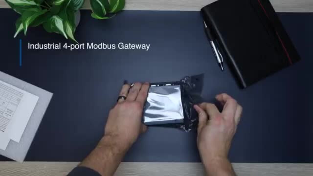 Unboxing the EKI-1224 Industrial 4-port Modbus Gateway