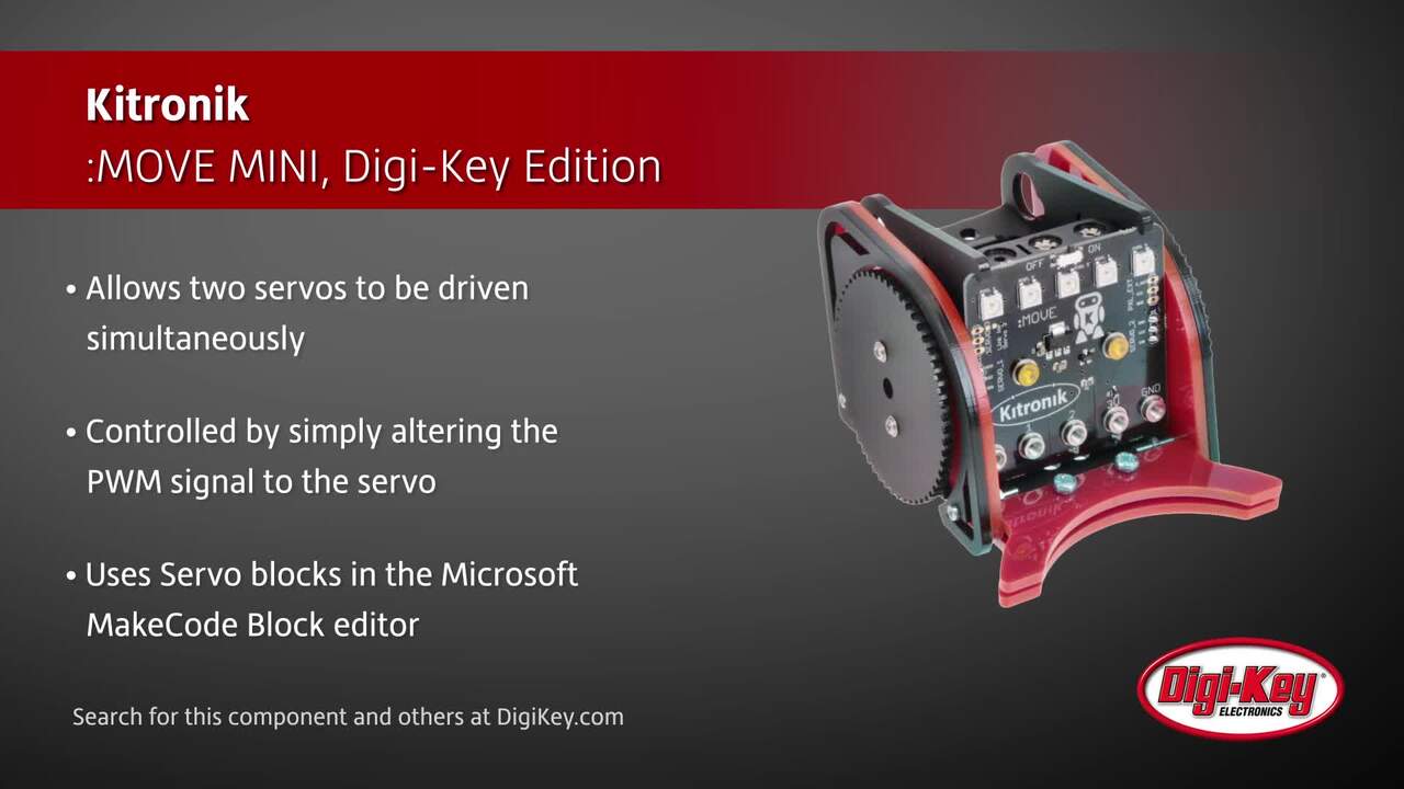 Kitronik MOVE MINI with bumper DigiKey Edition | DigiKey Daily