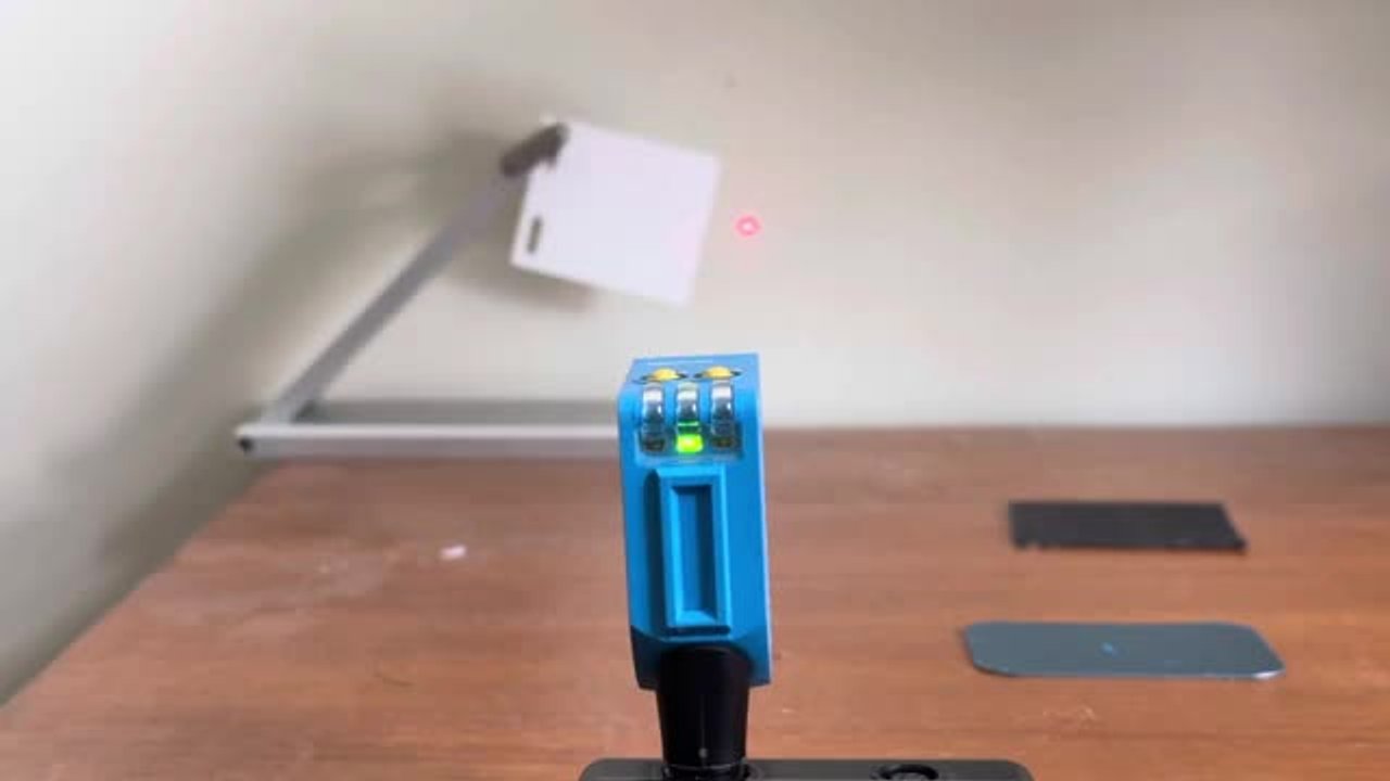 SICK WTT12 Laser Distance Sensor Demonstration