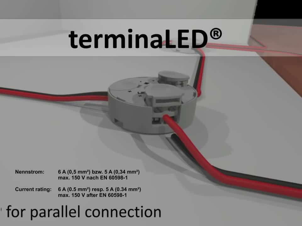 terminaLED P 3050® - now also available for parallel connections