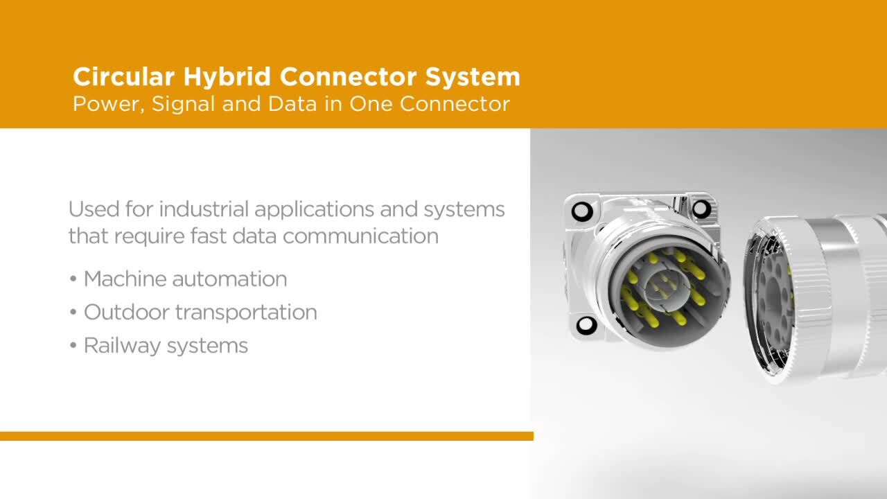 Circular Hybrid Connector