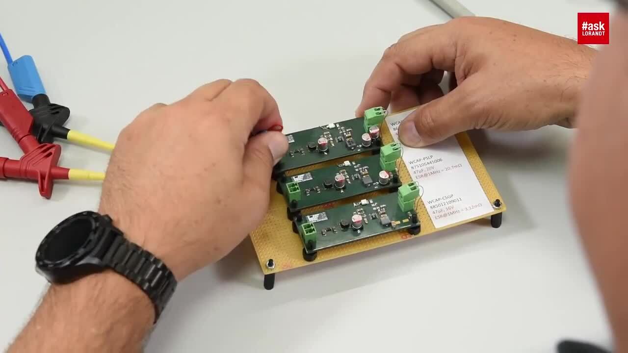 @ askLorandt explains: DC/DC Converter Voltage Ripple vs ESR of Different  Capacitor Technologies