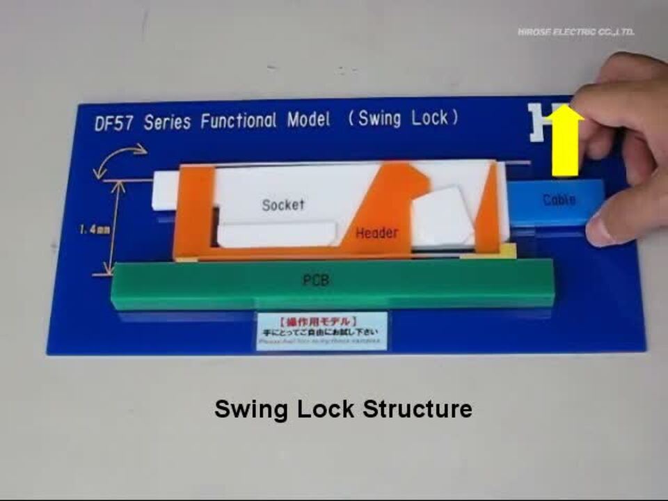DF57 Swing Lock Connector System