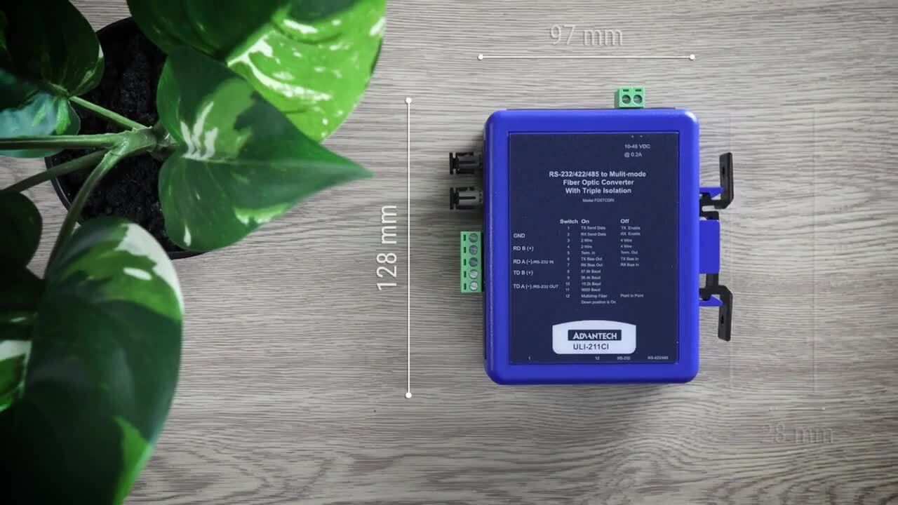 Unboxing the BB-FOSTCRDRI Serial to Fiber Converter