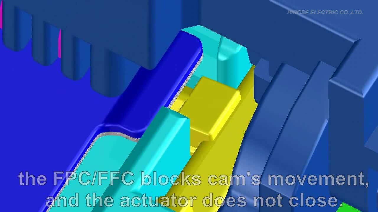 FH50 Series FPC/FFC Connectors with Dual Beam Contact - Hirose
