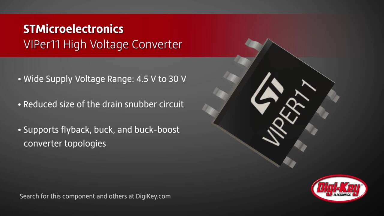 STMicroelectronics VIPer11 Voltage Converter | Digi-Key Daily