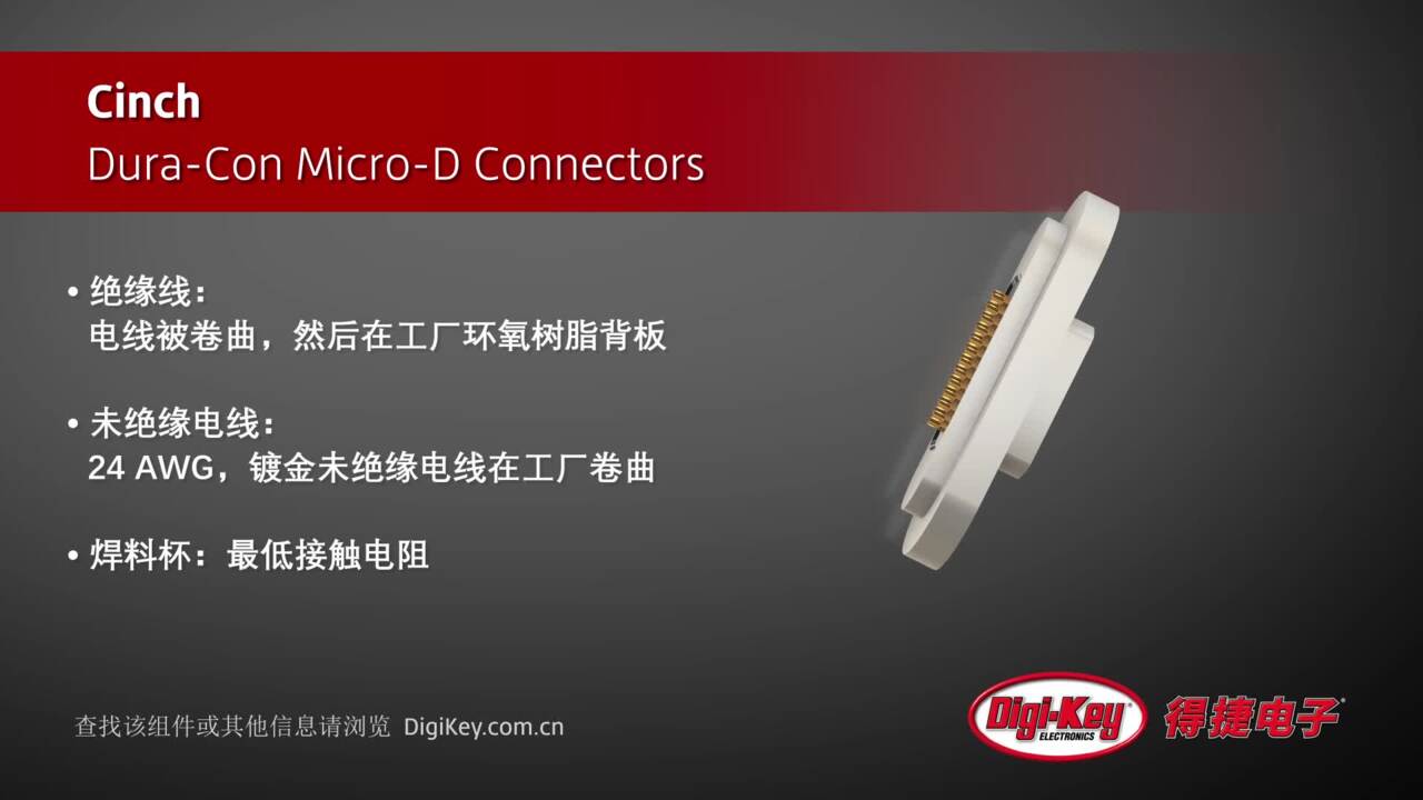 Cinch Dura-Con Micro-D Connectors | Digi-Key Daily