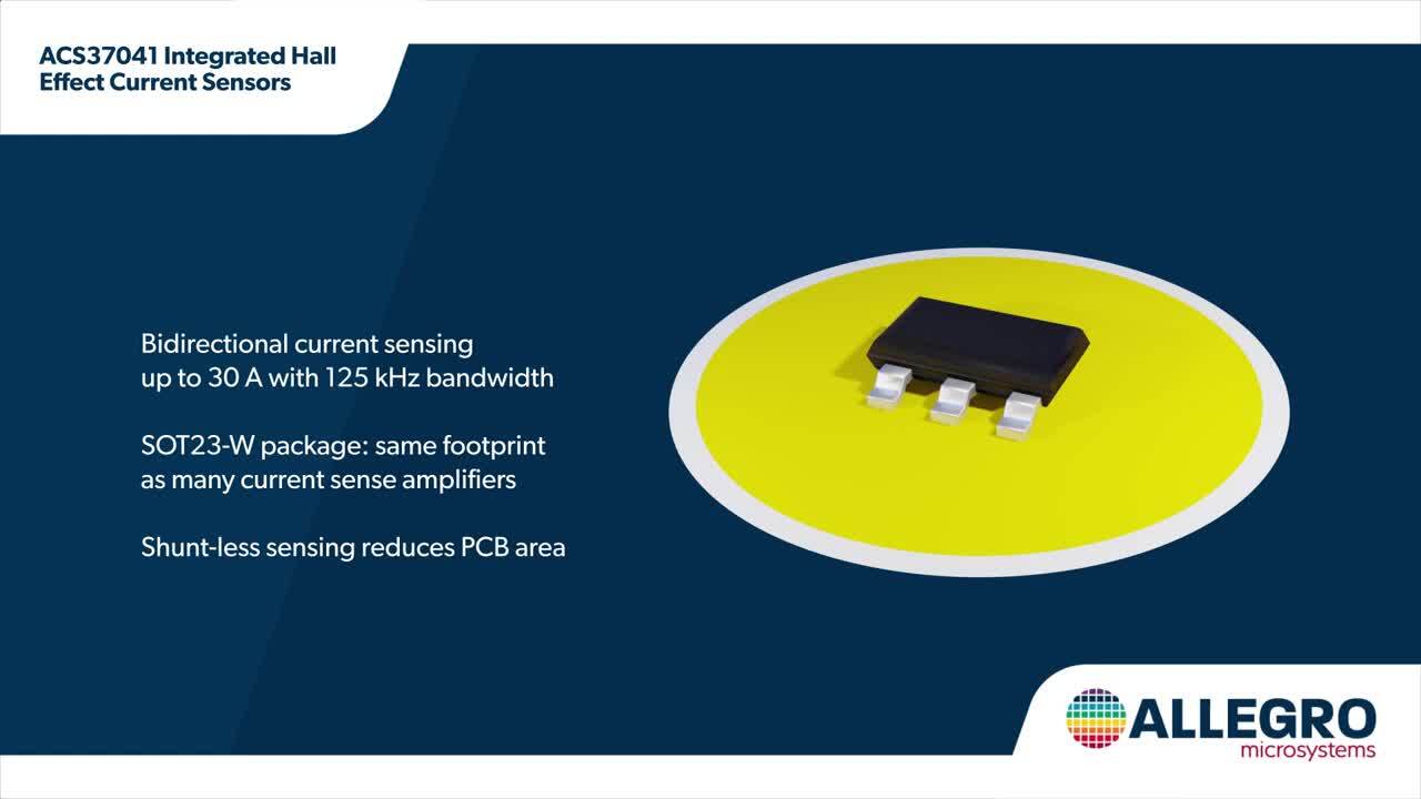 ACS37041 - Integrated Hall Effect Current Sensor