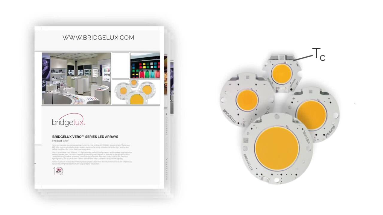 Bridgelux LED Arrays: Thermocouple Measurements