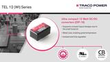 TEL 12 WI - Ultra small 12 Watt DC-DC Converters