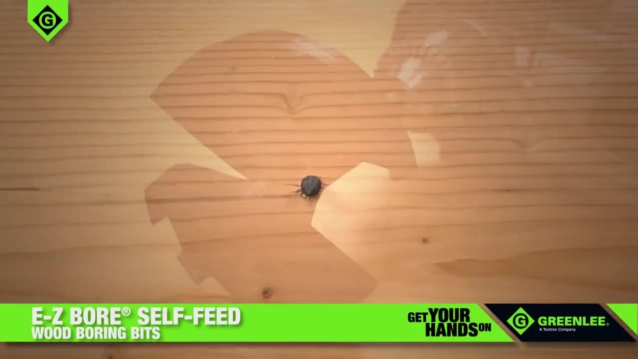 Greenlee E-Z BORE® Self-Feed Wood Boring Bits