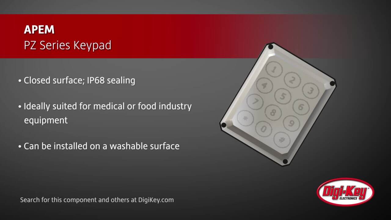 APEM PZ Series Keypad | DigiKey Daily
