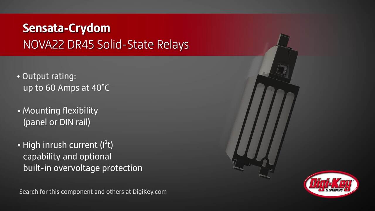 Sensata-Crydom NOVA22 DR45 Solid-State Relays | DigiKey Daily