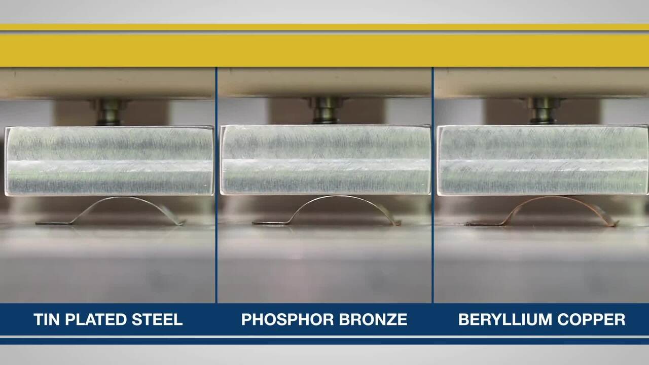 Beryllium Copper for Superior Spring Characteristic