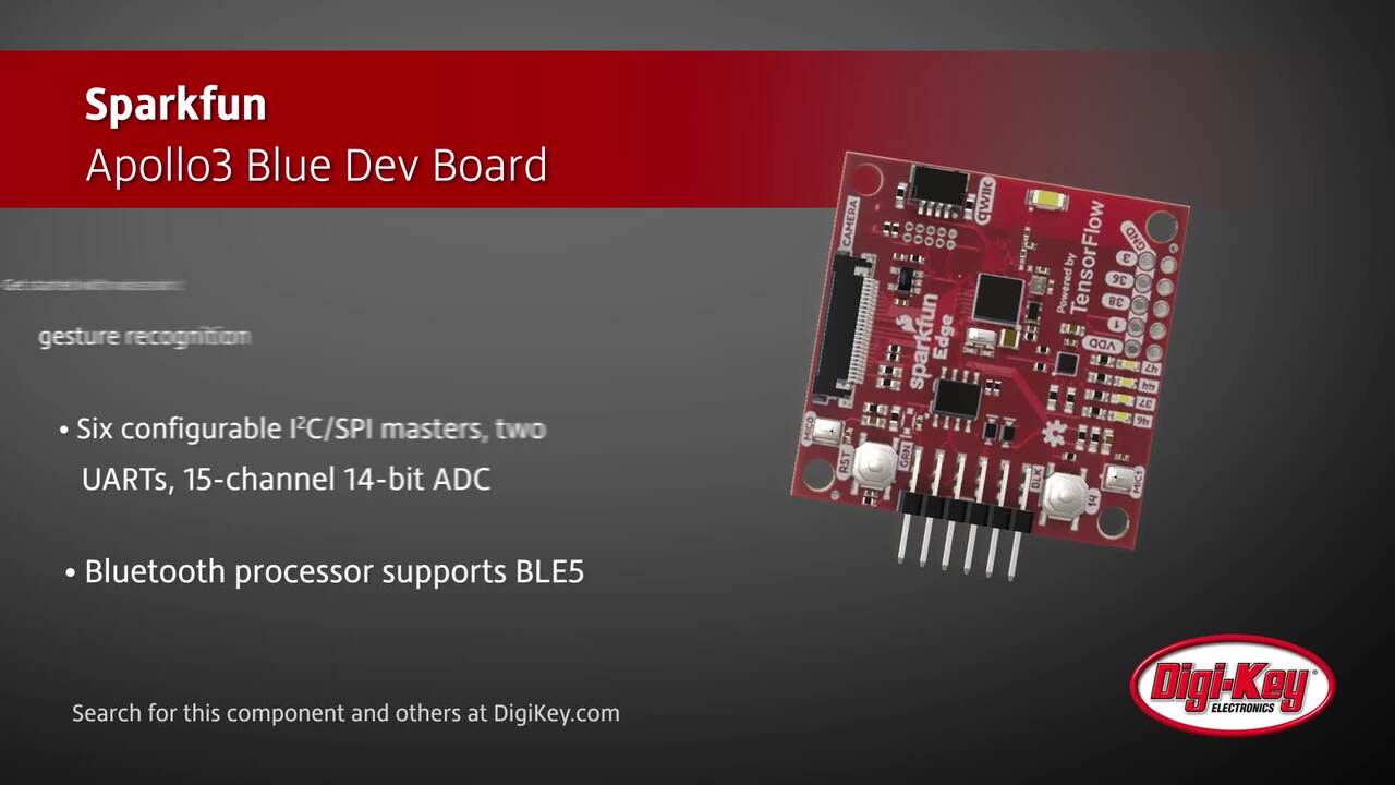 Sparkfun Apollo3 Blue Dev Board | DigiKey Daily