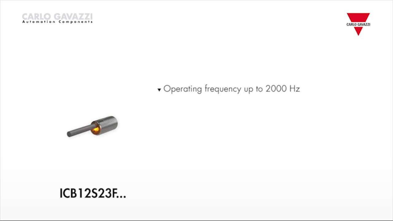 ICB12 Series Inductive Sensors from Carlo Gavazzi