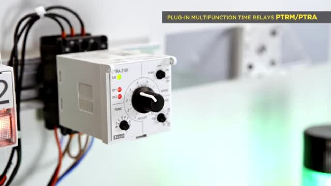 PTRM & PTRA – Socket Type Multifunction Time Relays